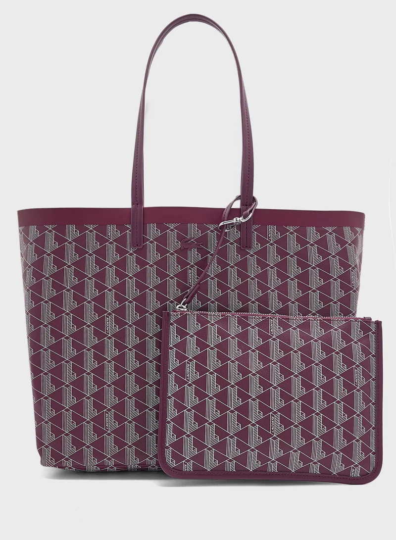 LACOSTE Essentials Top Handle Zip Over Tote