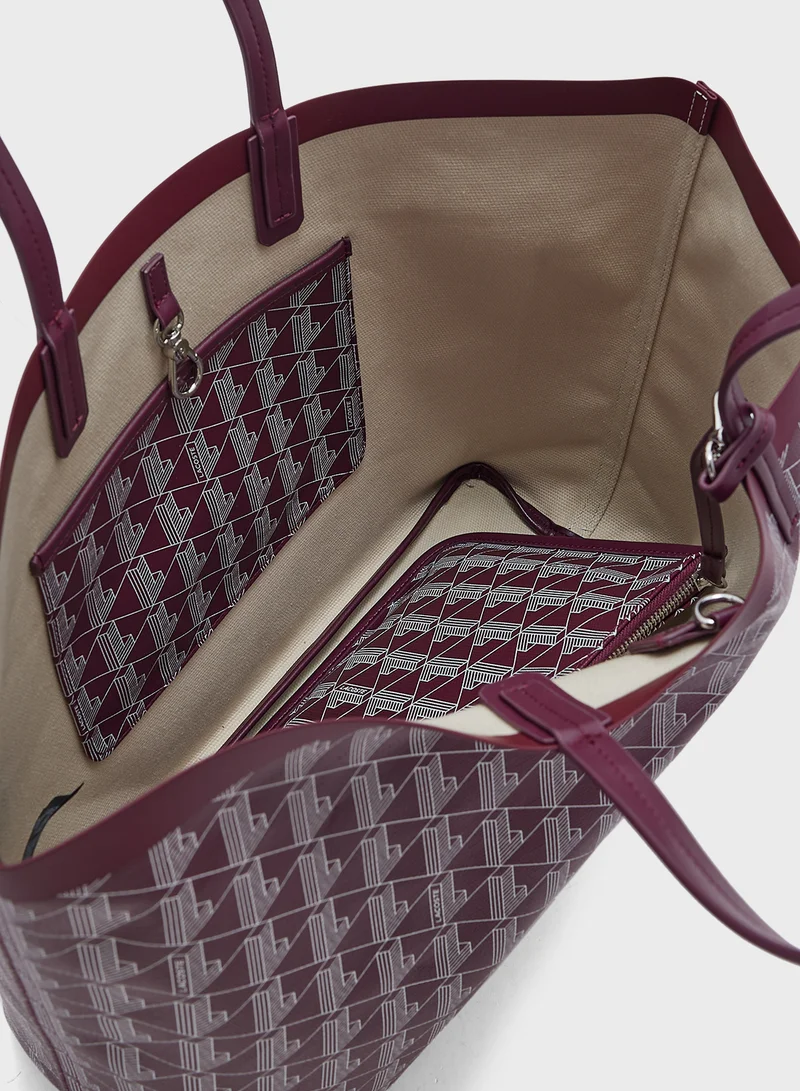 LACOSTE Essentials Top Handle Zip Over Tote