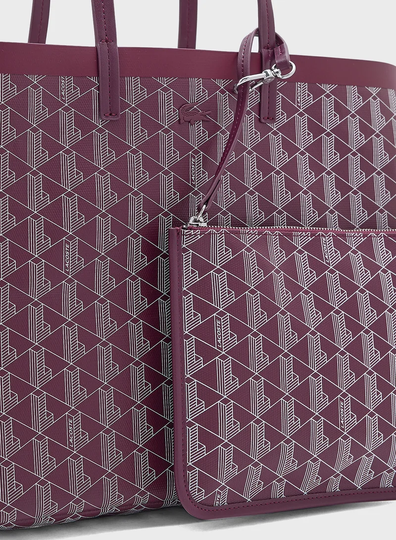 LACOSTE Essentials Top Handle Zip Over Tote