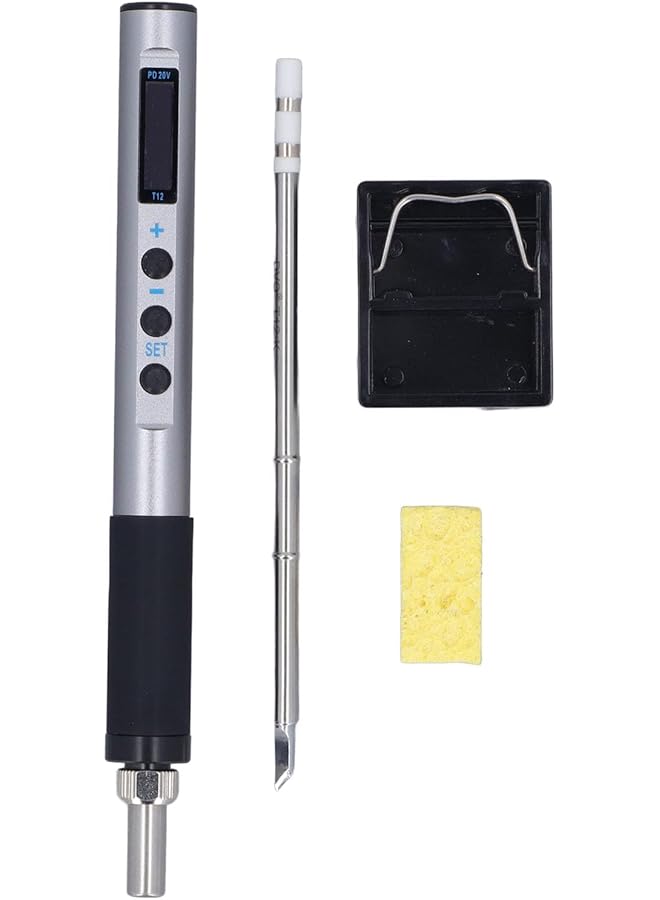 erorex Soldering Iron Kit 65W Usb Electric Digital Display Soldering Iron Pen With Interchangeable Iron Tips Adjustable Temperature Soldering Welding Iron Kit For Any Hobby Enthusiast 5V 60V - Image 1