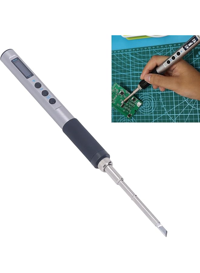 erorex Soldering Iron Kit 65W Usb Electric Digital Display Soldering Iron Pen With Interchangeable Iron Tips Adjustable Temperature Soldering Welding Iron Kit For Any Hobby Enthusiast 5V 60V - Image 5