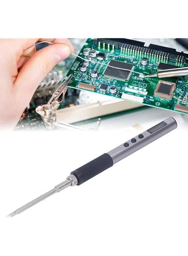 erorex Soldering Iron Kit 65W Usb Electric Digital Display Soldering Iron Pen With Interchangeable Iron Tips Adjustable Temperature Soldering Welding Iron Kit For Any Hobby Enthusiast 5V 60V - Image 2