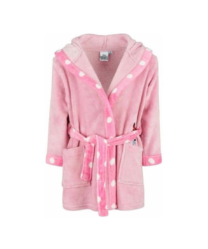 ديزني_ميني_هاوس رداء حمام بغطاء رأس للفتيات من ديزني ميني ماوس سكاي من Kids TV - Image 1