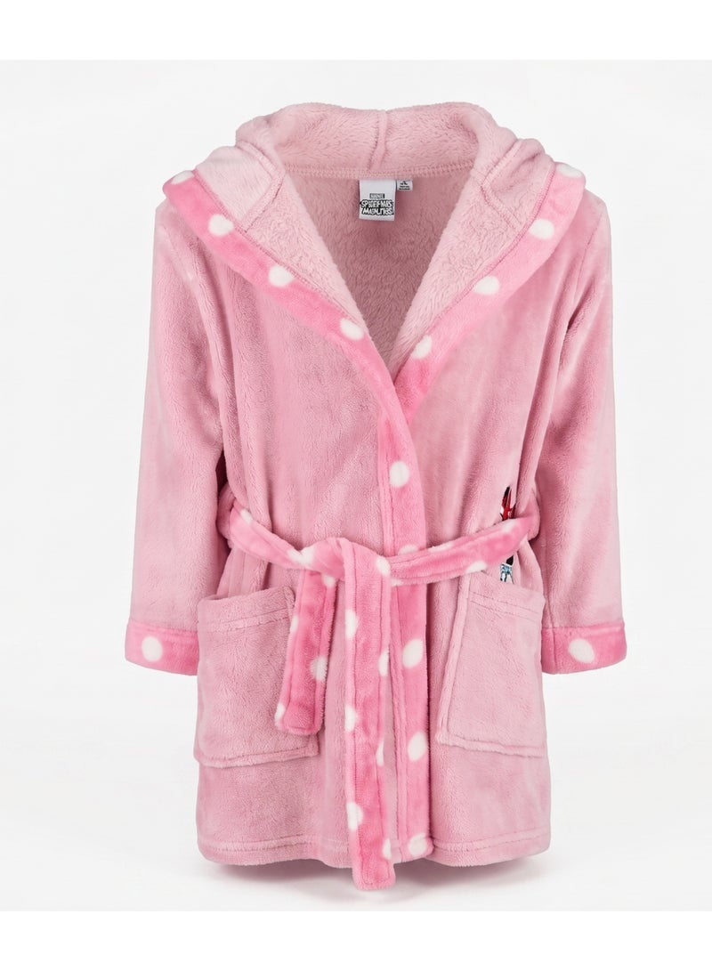 Disney Minnie Mouse skye girls  hooded bathrobe   by Kids TV100%cotton - Image 1