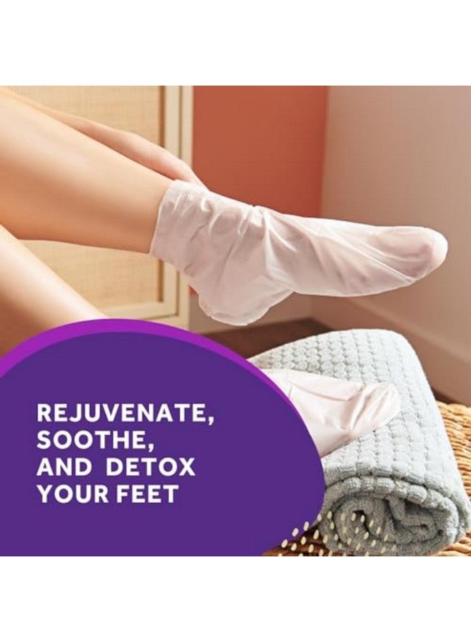 Amope Amopé PediMask 20-Minute Foot Mask, Intensely Moisturizing Socks, Rejuvenates & Soothes, Self-Care, w/ Lavender Oil, Urea, a Blend of Moisturizers & Vitamin Complex for Long Lasting Hydration, 3 pair  - Image 4
