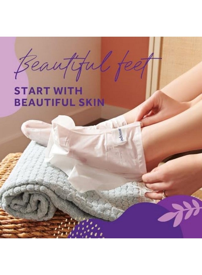 Amope Amopé PediMask 20-Minute Foot Mask, Intensely Moisturizing Socks, Rejuvenates & Soothes, Self-Care, w/ Lavender Oil, Urea, a Blend of Moisturizers & Vitamin Complex for Long Lasting Hydration, 3 pair  - Image 3