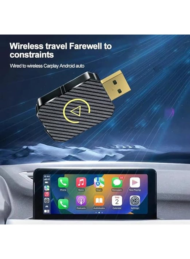 Wireless CarPlay Adapter - Fast USB Car Infotainment Dongle - Easy Plug & Play Auto-Connect - Lightweight & Stylish Design (iOS 10+) - Image 4