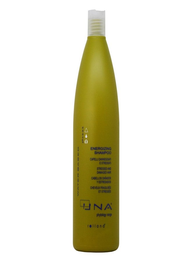 UNA Energizing Shampoo - Argan Oil, Shea Butter & Silk Protein for Strengthening & Hydrating, Gentle Daily Cleanser for All Hair Types, Adds Shine & Controls Frizz - 1000ml - Image 1