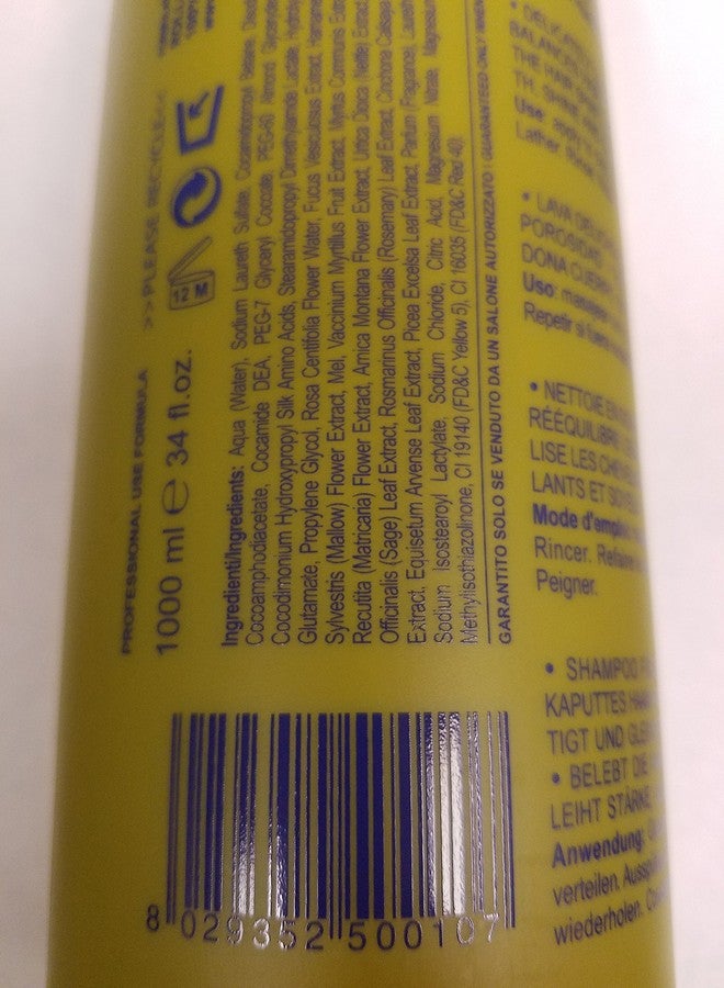 UNA Energizing Shampoo - Argan Oil, Shea Butter & Silk Protein for Strengthening & Hydrating, Gentle Daily Cleanser for All Hair Types, Adds Shine & Controls Frizz - 1000ml - Image 2