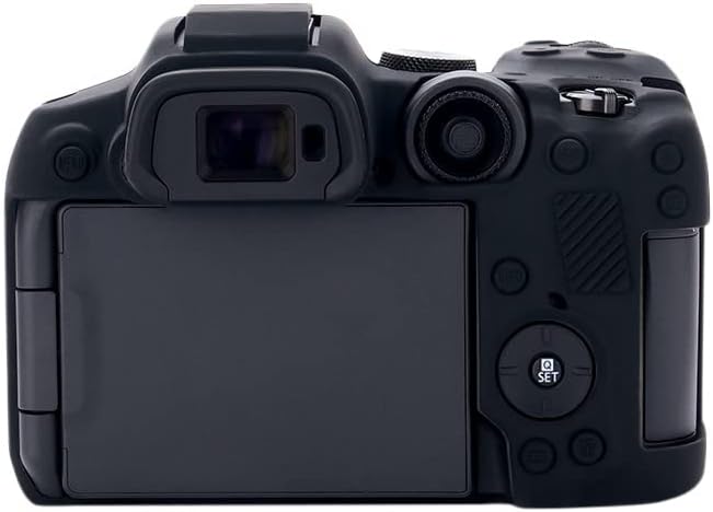 Rieibi EOS R7 Camera Case Silicone Case for Canon eos r7 Digital Camera Protective Cover Silicone for Canon r7  Black - Image 4