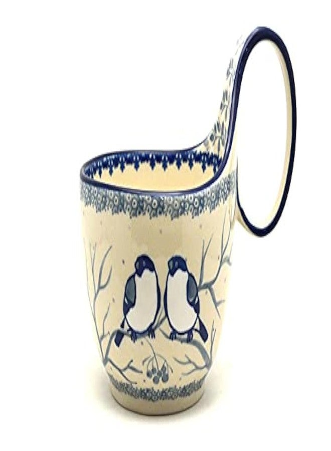 Polish Pottery Gallery Polish Pottery Loop Handle Bowl - Unikat Signature U4830 - Image 1