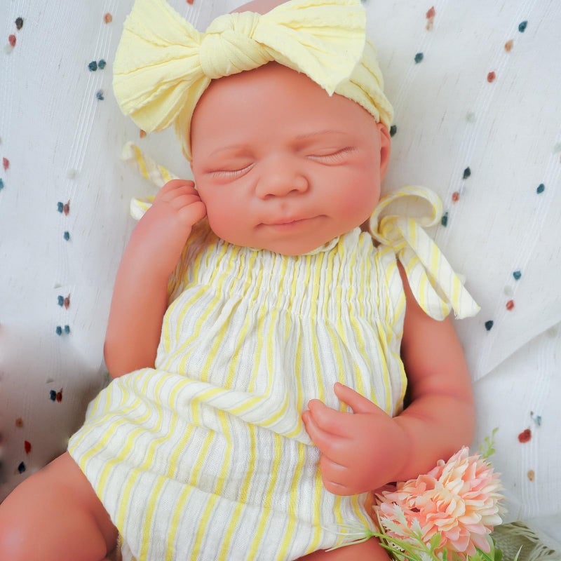 KUICEO Silicone Reborn Baby Dolls201 Inch Realistic Newborn Anatomically Correct Girl with Realistic Blood Vessels and SkinSilicone Full Body Lifelike Babyfor Kids 3 Collectors - Image 3