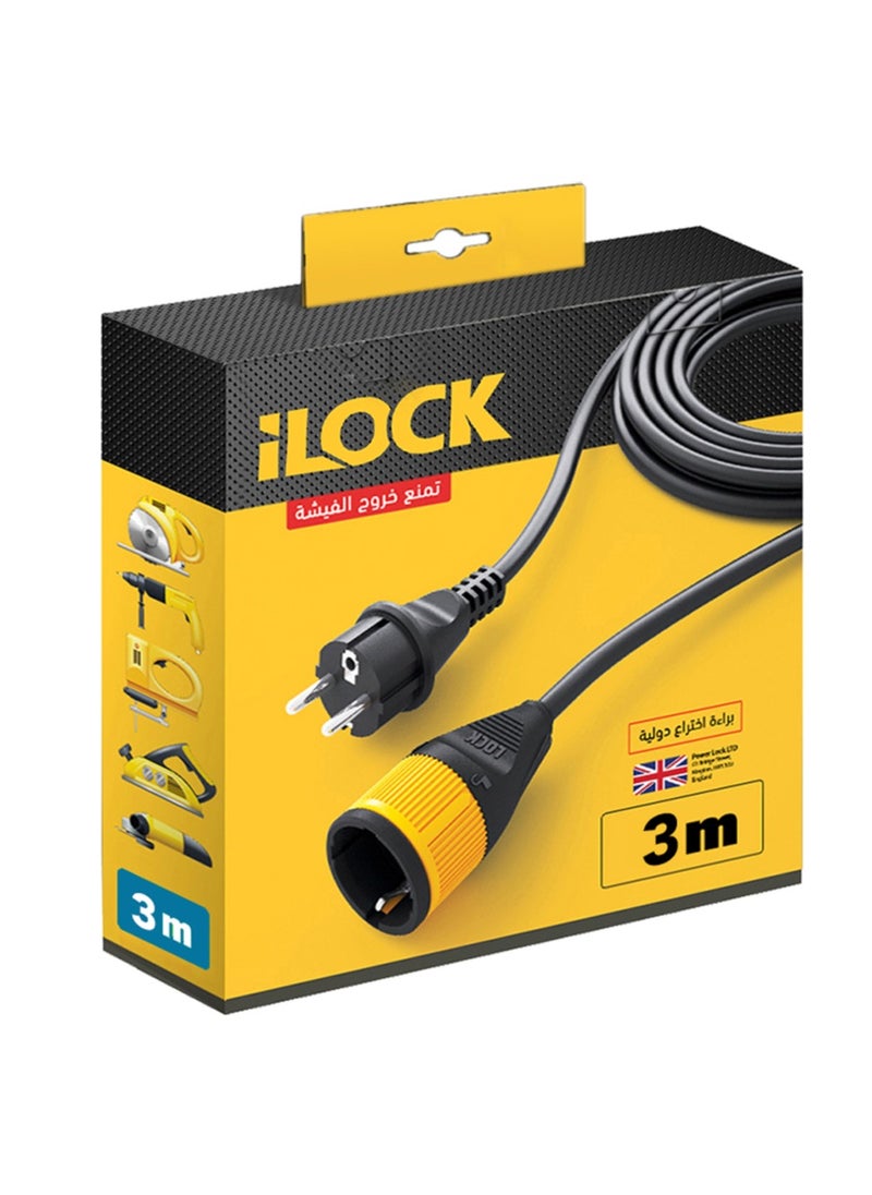 iLOCK Extension Cord - 16 Amp - 250V - 3 M  - Image 1