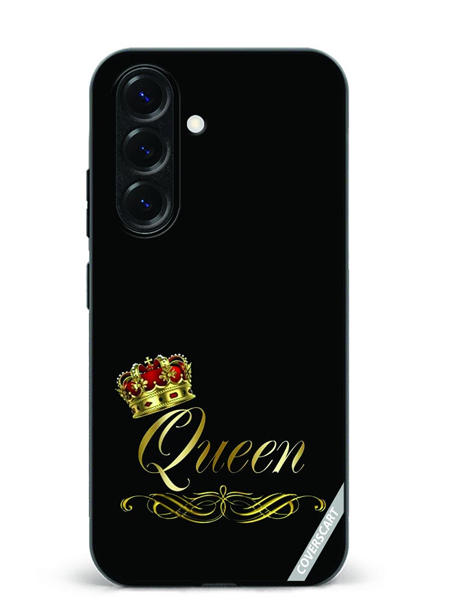 COVERSCART Protective Case Cover For Samsung Galaxy A56 Queen Design Black