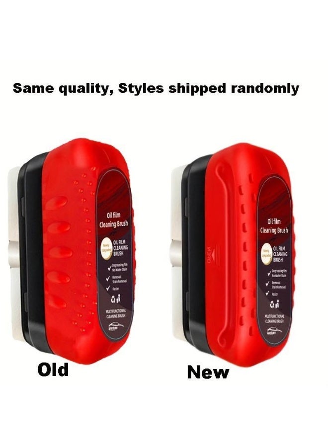 Car Windshield Cleaning Brush, Oil Removal & Anti-fog Brush, Car Windshield Oil Film Removal Tool, Wiper, Cleaner Remover, Car Wash Accessory, Automotive, Car Detailing Brushes, Car Cleaning Supplies - Image 5