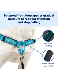 PetSafe PetSafe Easy Walk Deluxe Dog Harness, No Pull Dog Harness - Perfect for Leash & Harness Training - Stops Pets from Pulling and Choking on Walks - Medium/Large, Ocean  - Image 3