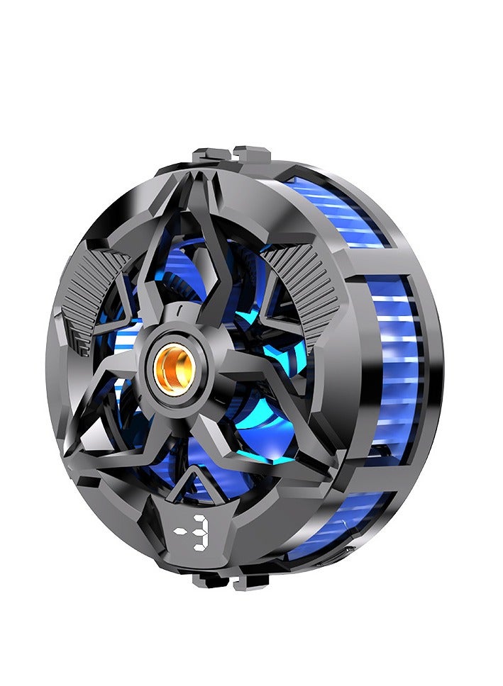 Magnetic Mobile Phone Cooler – Semiconductor Cooling Fan with LCD Display, 3 Modes, for iPhone 12–16, iPad & Android – Instant Gaming Radiator - Image 1