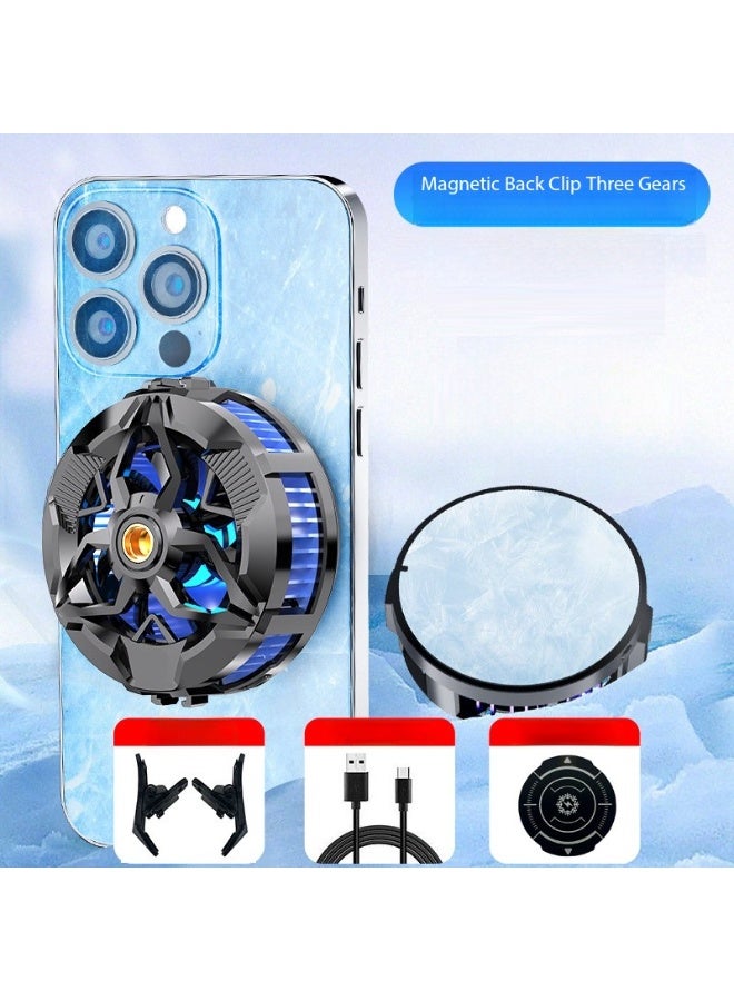 Magnetic Mobile Phone Cooler – Semiconductor Cooling Fan with LCD Display, 3 Modes, for iPhone 12–16, iPad & Android – Instant Gaming Radiator - Image 3