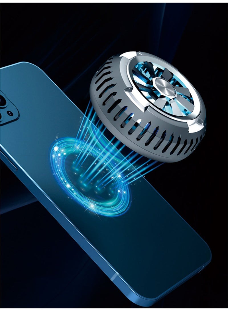 Magnetic Mobile Phone Cooler – Semiconductor Cooling Fan, 3 Modes, for iPhone 12–16, iPad & Android – Instant Gaming Radiator - Image 1