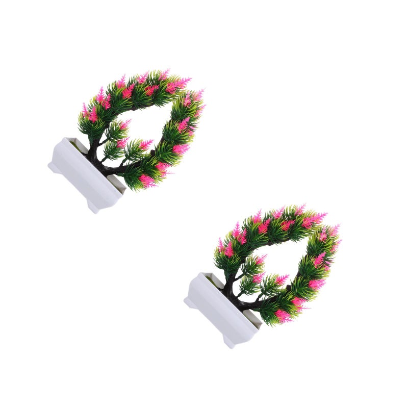 🌱 شجرة بونساي صناعية مزينة للزينة الداخلية بتصميم واقعي مجموعة - Image 1