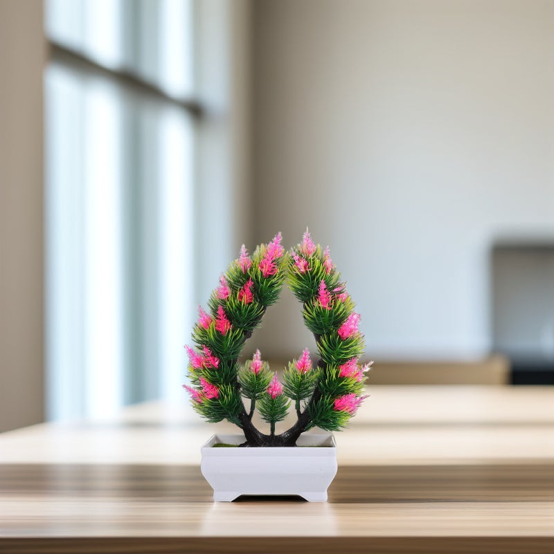 🌱 شجرة بونساي صناعية مزينة للزينة الداخلية بتصميم واقعي مجموعة - Image 3