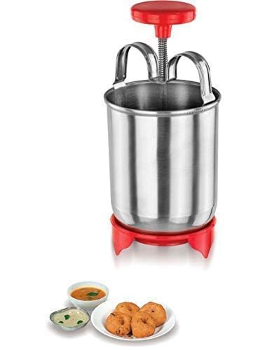 SHIODAP Perfectly Shaped and Crispy Mendu Vada Maker The Ultimate Medu Vada Maker Machine Medu Vada and Donut Maker Stainless Steel for Home made Donuts and Medu Vadas Stainless Steel - Image 1