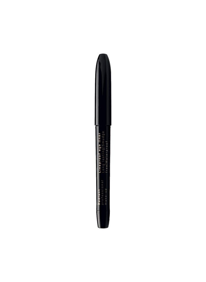 RADIANT PROFESSIONAL MAKE UP / HELLENICA - Radiant Professional Lineproof Eye Line Pen Eyeliner With Flexible Tip Pen For A Long Lasting And Precise Outline Smudge Proof Waterproof Liquid Black Eyeliner For Intense Black Color0.034Oz - Image 1