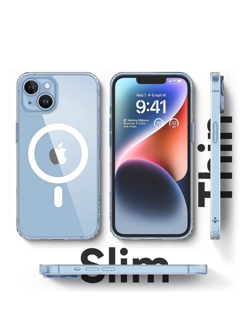 iPhone 15 Plus Case Cover, Compatible with MagSafe, Military Grade Protection, Yellowing Resistant, Scratch Resistant Back, Magnetic Phone Case for iPhone 15 Plus 6.7 Inch - Image 2