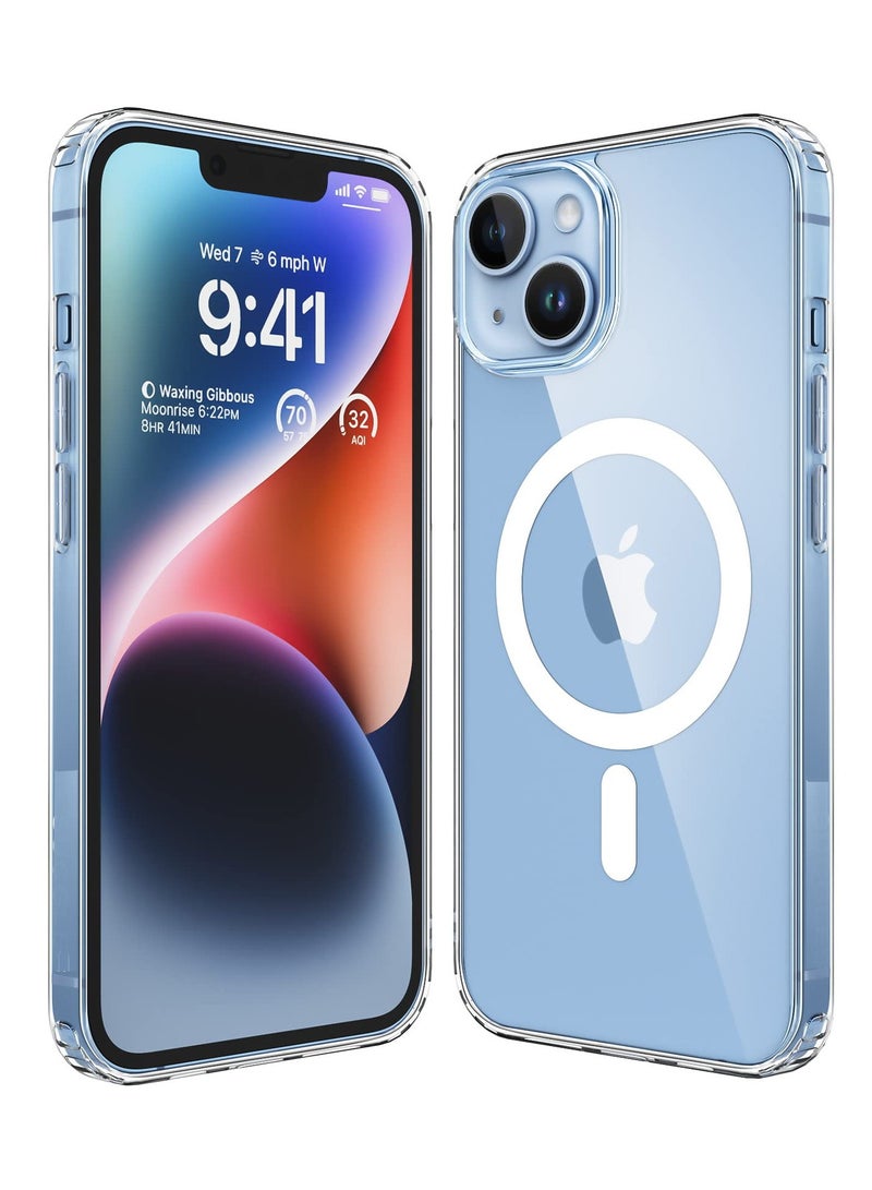 iPhone 15 Plus Case Cover, Compatible with MagSafe, Military Grade Protection, Yellowing Resistant, Scratch Resistant Back, Magnetic Phone Case for iPhone 15 Plus 6.7 Inch - Image 1