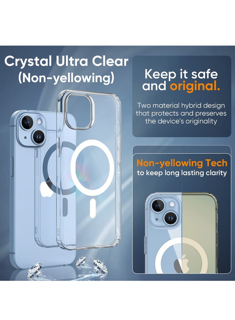 iPhone 15 Plus Case Cover, Compatible with MagSafe, Military Grade Protection, Yellowing Resistant, Scratch Resistant Back, Magnetic Phone Case for iPhone 15 Plus 6.7 Inch - Image 5