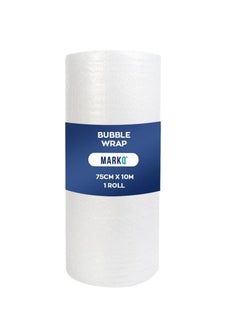 MARKQ Bubble Wrap Roll, 75 cm x 10 m Air Bubble Cushioning Wrap for Packaging, Shipping Mailing Packing and Moving Supplies  - Image 1