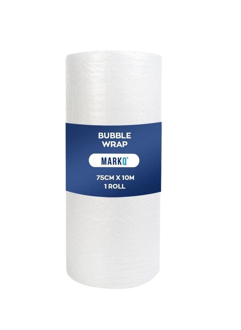 MARKQ Bubble Wrap Roll, 75 cm x 10 m Air Bubble Cushioning Wrap for Packaging, Shipping Mailing Packing and Moving Supplies  - Image 1