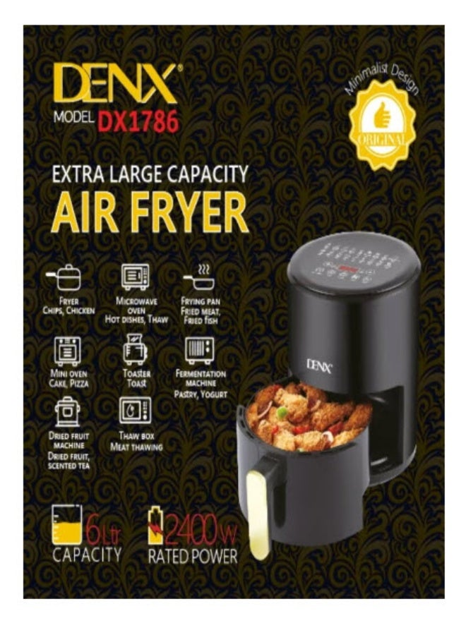 Denx DX1786 - Air fryer 4 liter capacity - Image 2