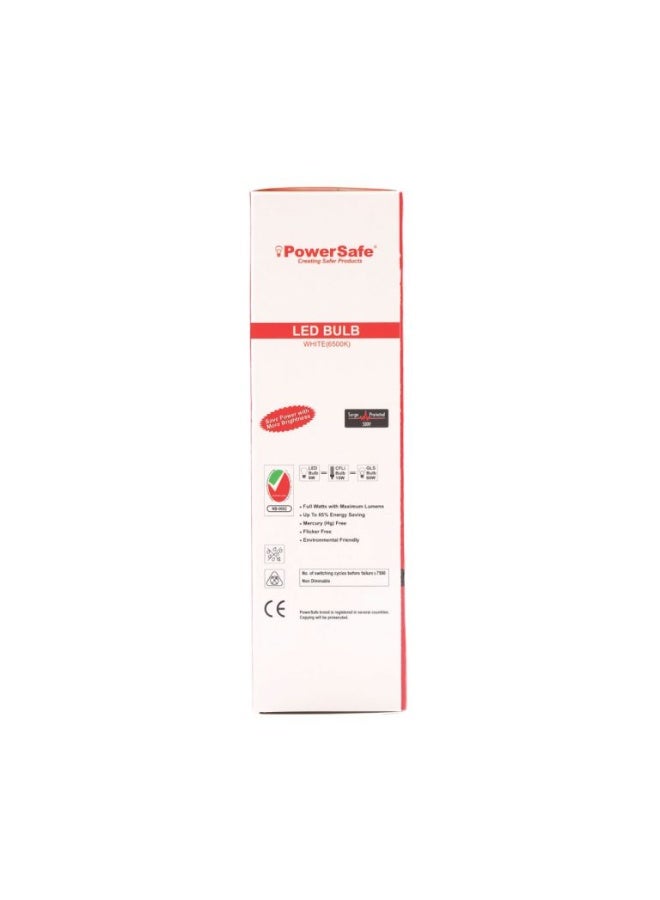 PowerSafe LED Stick Bulb 9W Daylight E27, 810 Lumen, 6500K, 85% Energy Saving, 15,000 Hours Lifespan, with Surge Protection, ESMA Approved - Image 2