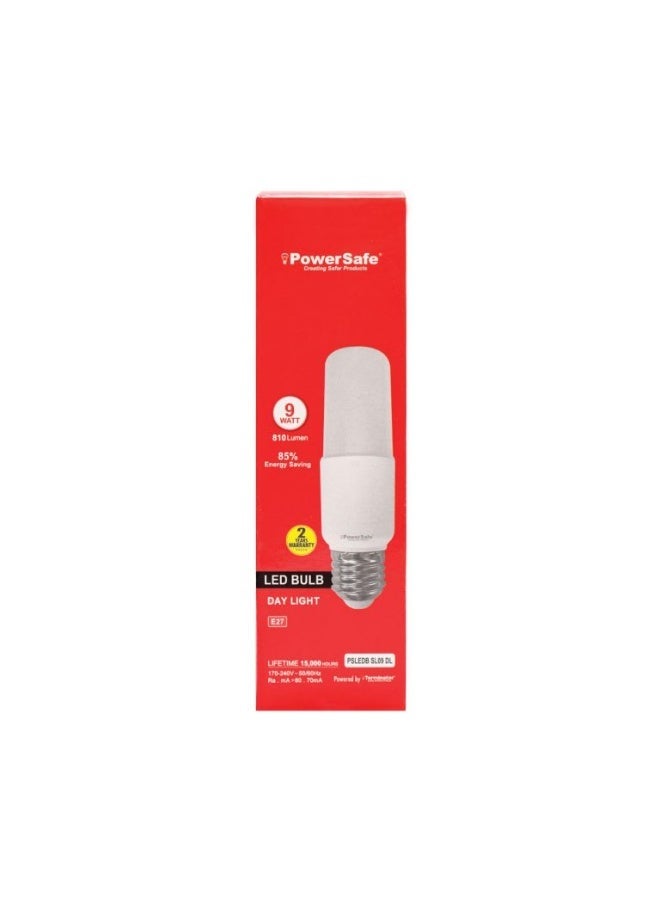 PowerSafe LED Stick Bulb 9W Daylight E27, 810 Lumen, 6500K, 85% Energy Saving, 15,000 Hours Lifespan, with Surge Protection, ESMA Approved - Image 3