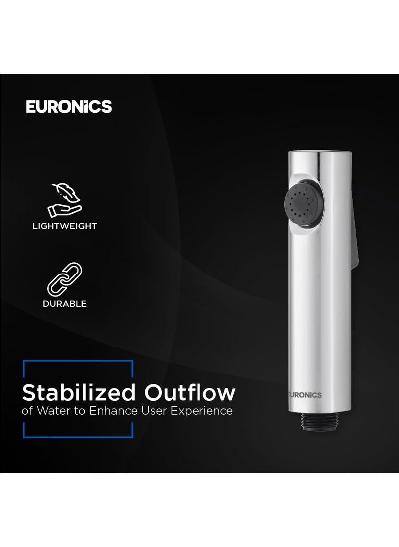 EURONICS - EURONICS Heavy Duty ABS Health Faucet with HeatResistant TouchClean Nozzles Corrosion RustResistant Lightweight Durable - Image 1