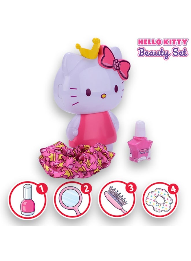 Hello Kitty Beauty Set for Kids Cute Pretend Makeup Play Kit - Image 4