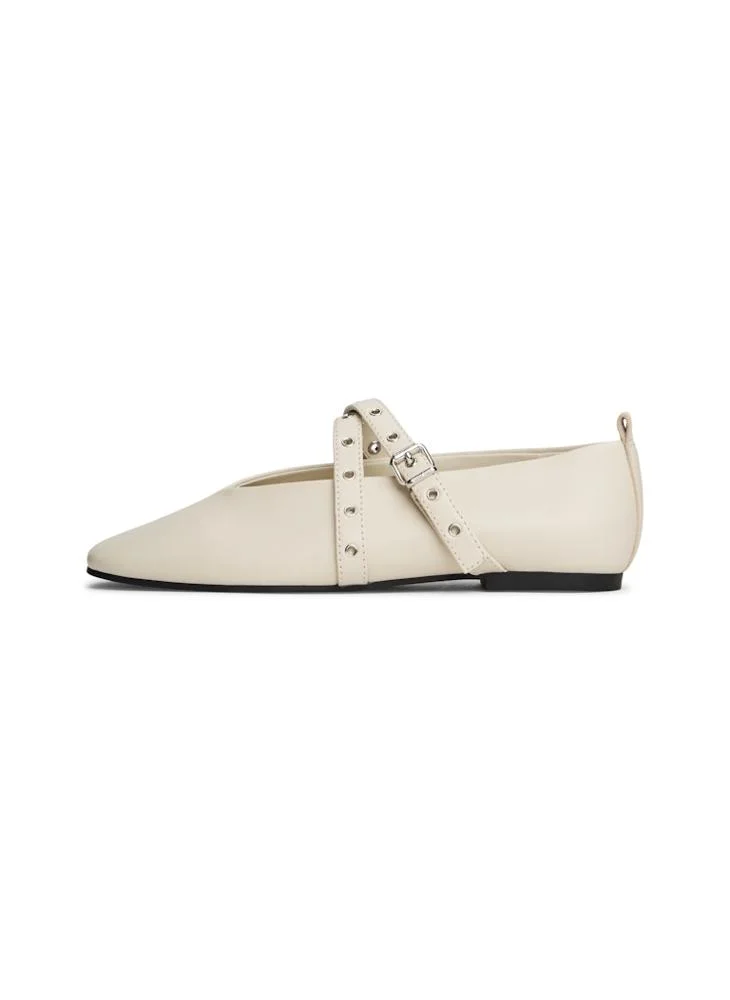 TOMMY JEANS Leather Maryjane Ballerina