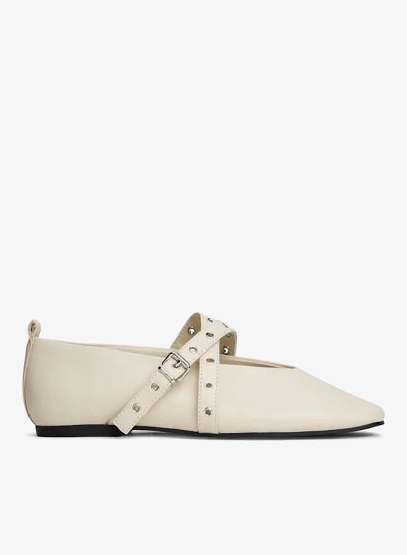 Leather Maryjane Ballerina