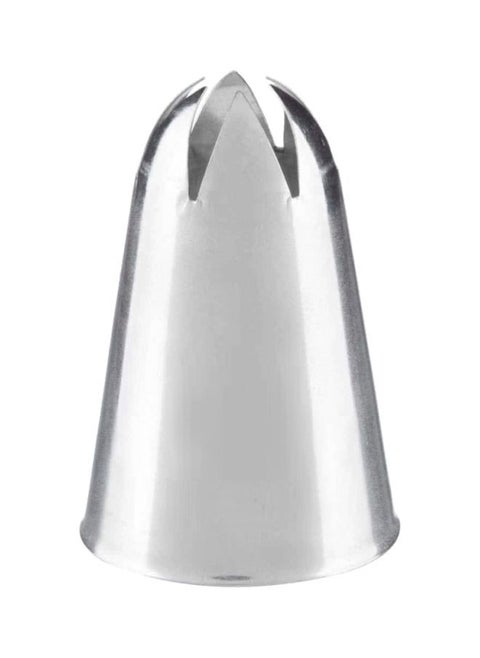 Cake Decorating Piping Nozzle Silver 30x9x18mm