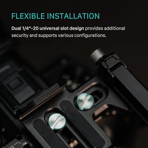 Tilta Universal SSD Drive Holder V2 - Black | Compatible with Most Camera Cages via 1/4"-20 Threads | Extendable Cable Clamp | Rubber Protection | Lightweight, Durable, & Portable - Image 2