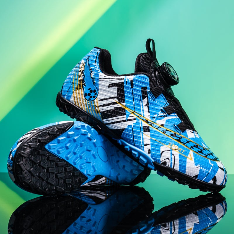 Tf Broken Nail Children'S Football Shoes Boys Primary School Football Shoes Women'S Knob Yuanyang Girls Football Training Shoes - Image 1