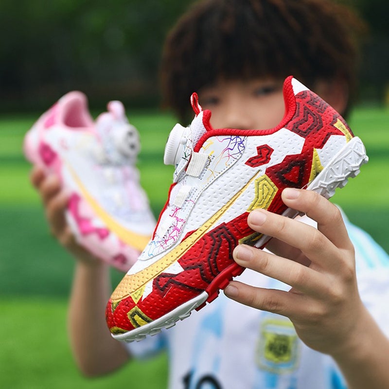 Tf Broken Nail Children'S Football Shoes Boys Primary School Football Shoes Women'S Knob Yuanyang Girls Football Training Shoes - Image 4
