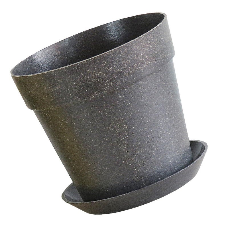 Large Biodegradable Plant Pot with Saucer Set for Indoor Office Succulents - Image 2