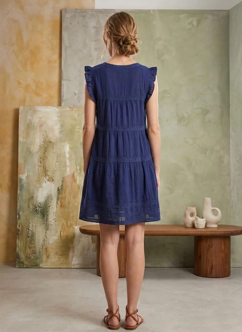 Alaya Women   Cotton Frock Top -AL3711