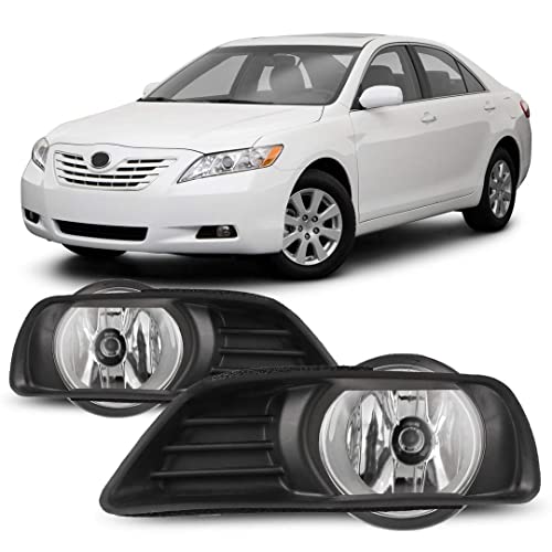 Winjet Compatible with [2007 2008 2009 Toyota Camry] Driving Fog Lights + Switch + Wiring Kit - Image 1