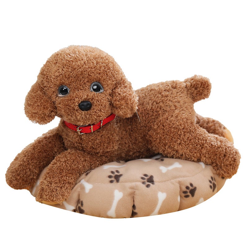 Cute Plush Teddy Dog Toy, Comfort Sleeping Puppy Stuffed Animal, Birthday Gift for Girls - Image 5
