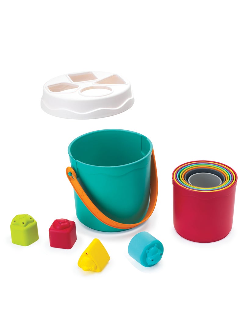 Bkids SHAPE SORTING STACK N NEST BUCKETS - Image 4