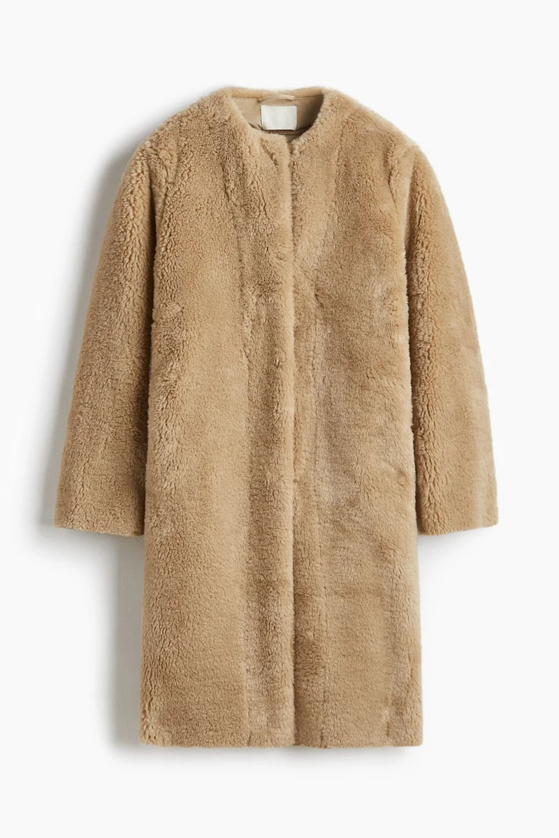 H&M Teddy coat
