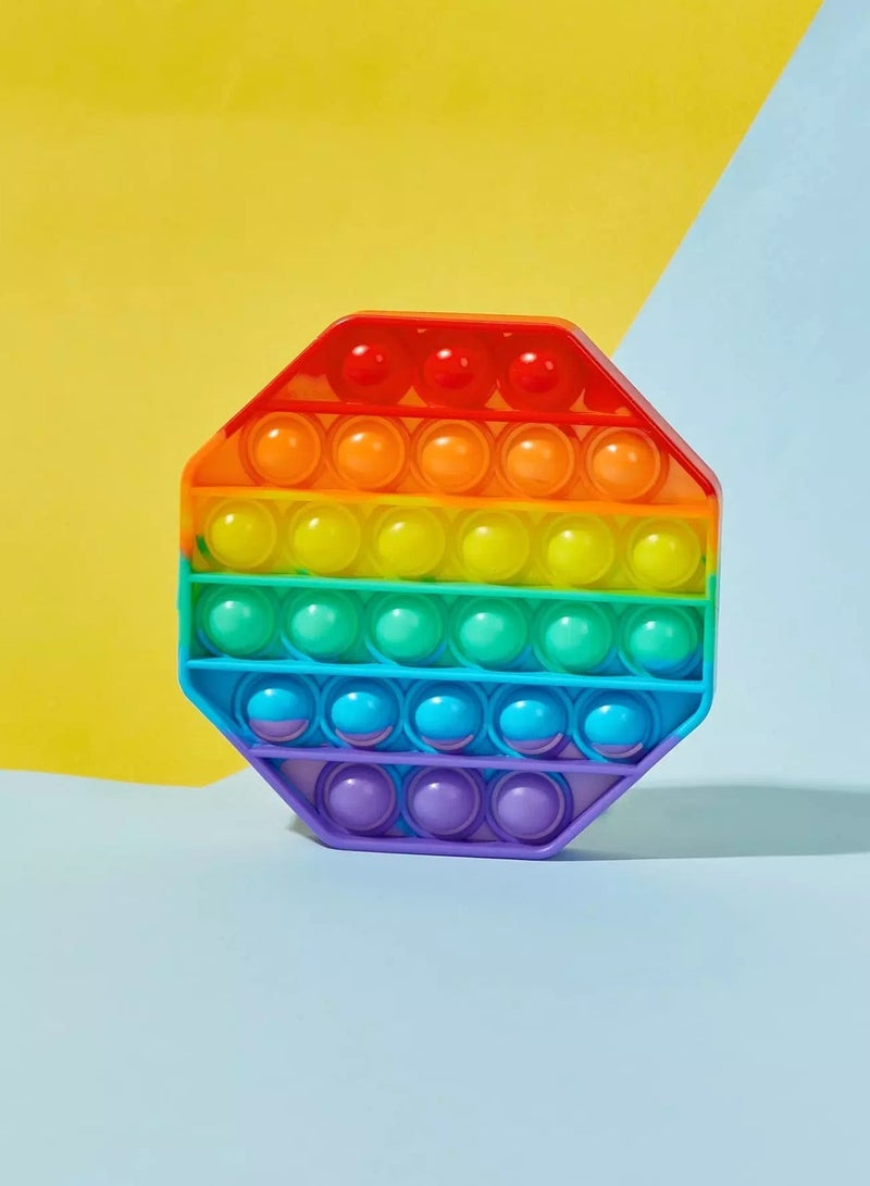 Generic 1pc Octagon Push Bubble Toy 